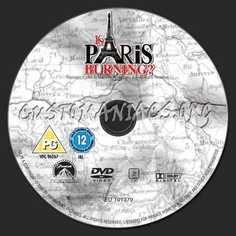 Is Paris Burning dvd label