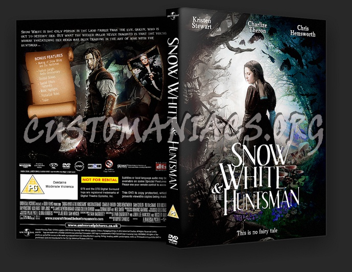 Snow White and the Huntsman dvd cover