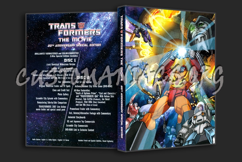Transformers The Movie dvd cover