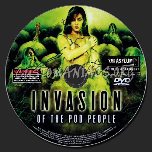 Invasion of the Pod People dvd label