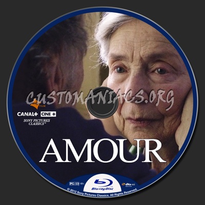 Amour blu-ray label