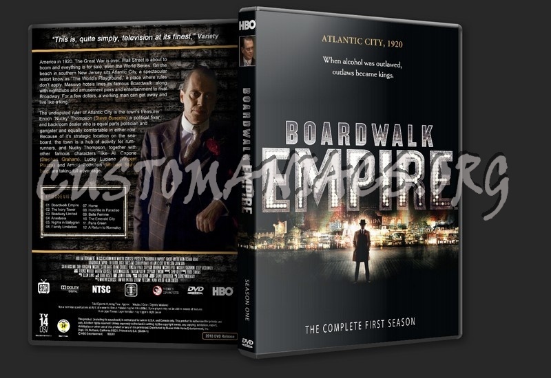 Boardwalk Empire - Season 1 -3 dvd cover