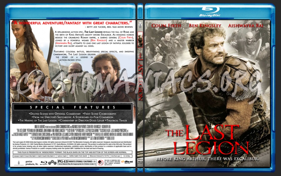 The Last Legion blu-ray cover