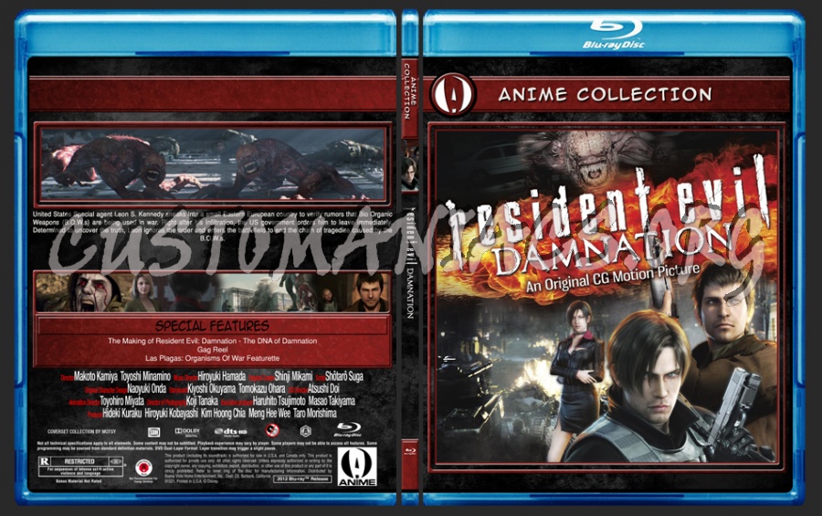 Anime Collection Resident Evil Damnation 