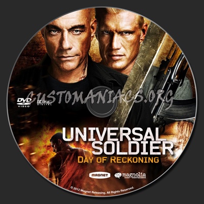 Universal Soldier Day Of Reckoning dvd label