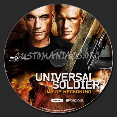 Universal Soldier Day Of Reckoning blu-ray label