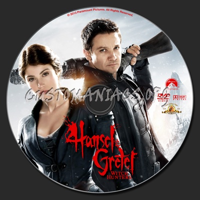 Hansel & Gretel Witch Hunters dvd label