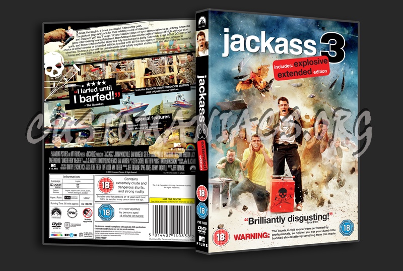 Jackass 3 dvd cover