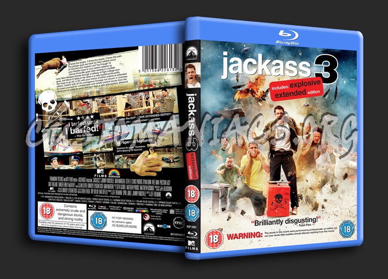 Jackass 3 blu-ray cover