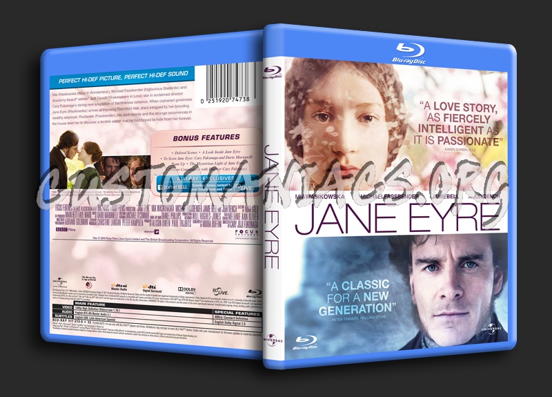 Jane Eyre blu-ray cover