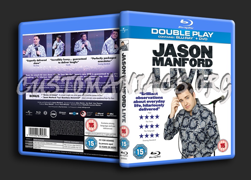 Jason Manford Live blu-ray cover