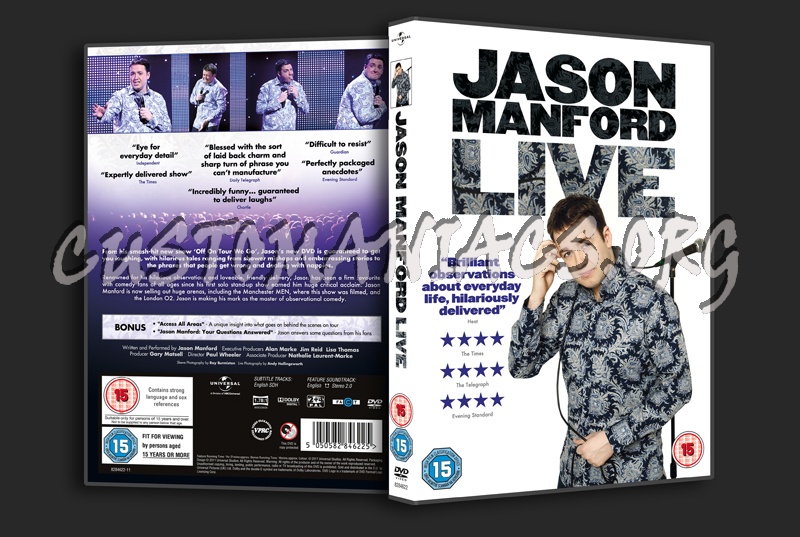 Jason Manford Live dvd cover