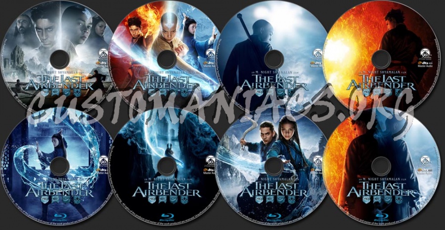 The Last Airbender blu-ray label