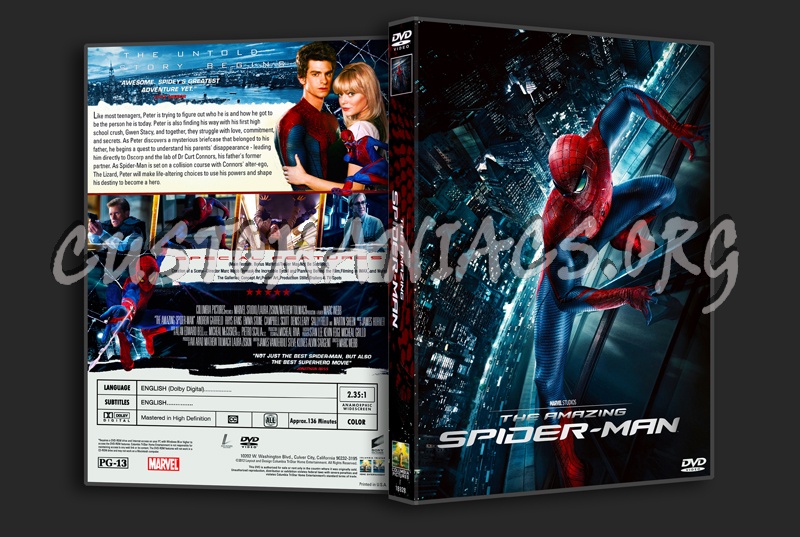 The Amazing Spider-Man dvd cover