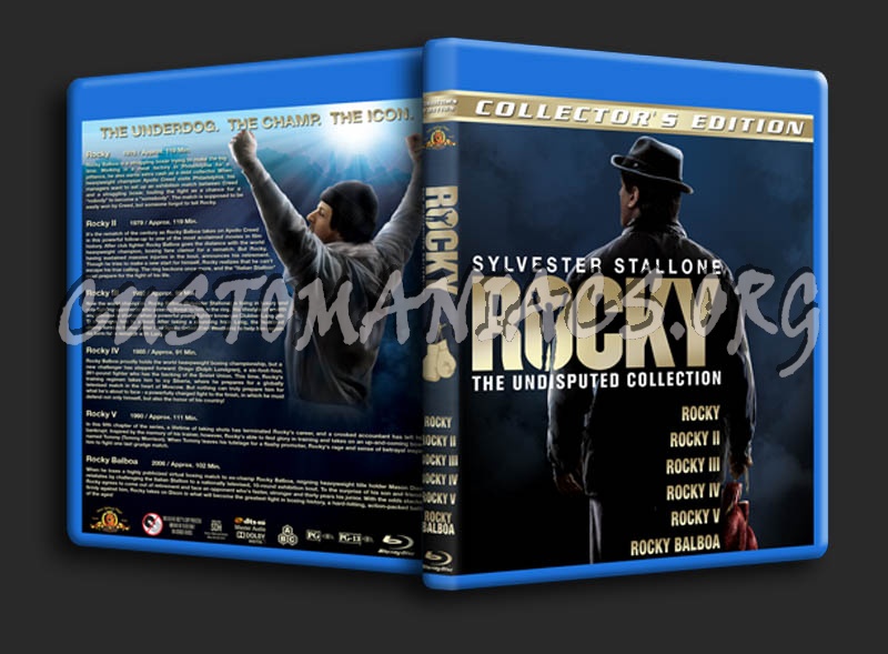 Rocky: The Undisputed Collection blu-ray cover