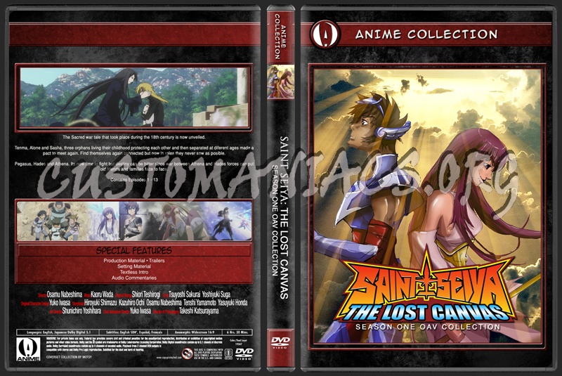 Anime Collection Saint Seiya Lost Canvas Season One OAV Collection dvd cover