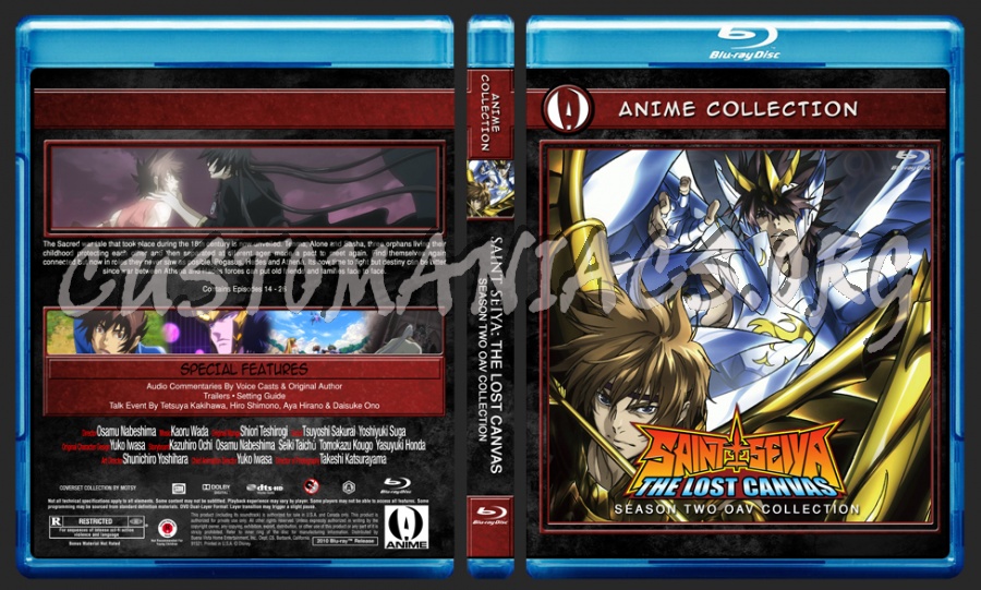 Anime Collection Saint Seiya The Lost Canvas Season Two OAV Collection blu-ray cover