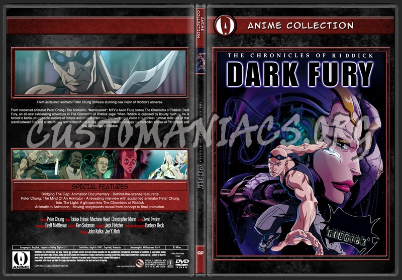 Anime Collection Chronicles Of Riddick Dark Fury 