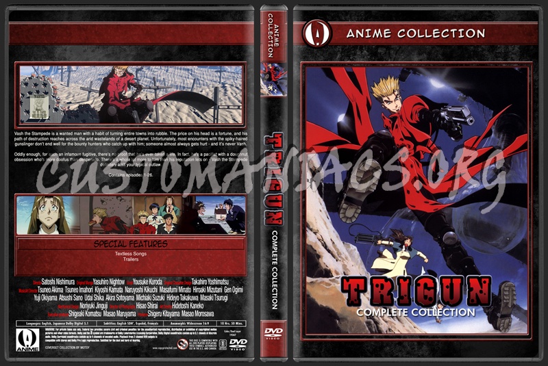 Anime Collection Trigun Limited Edition Complete Collection dvd cover