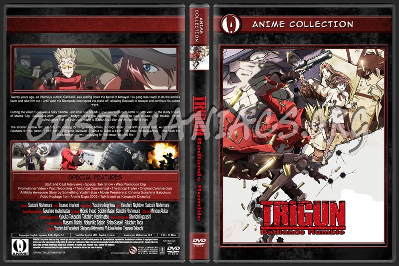 Anime Collection Trigun Badlands Rumble dvd cover