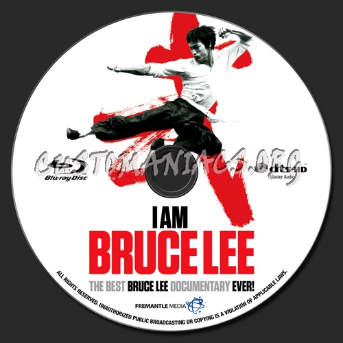 I Am Bruce Lee blu-ray label