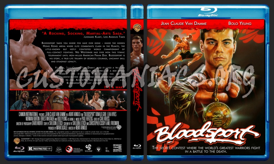 Bloodsport blu-ray cover