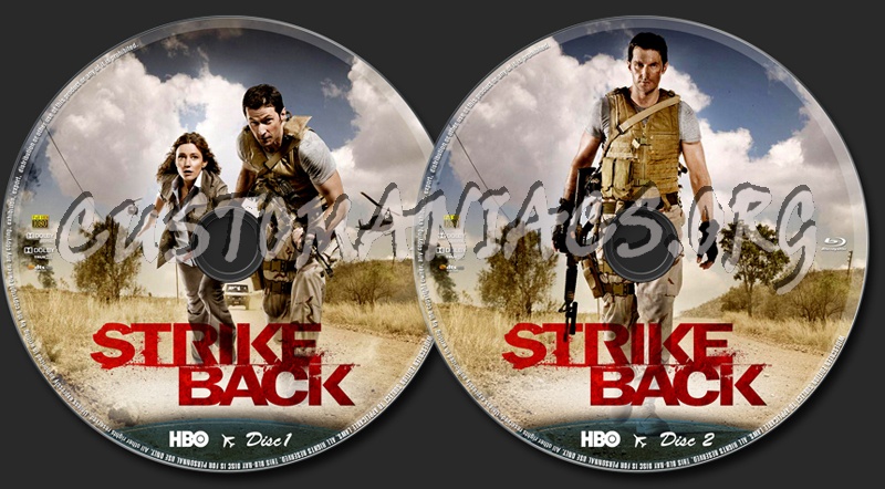 Strike Back Season 01 dvd label
