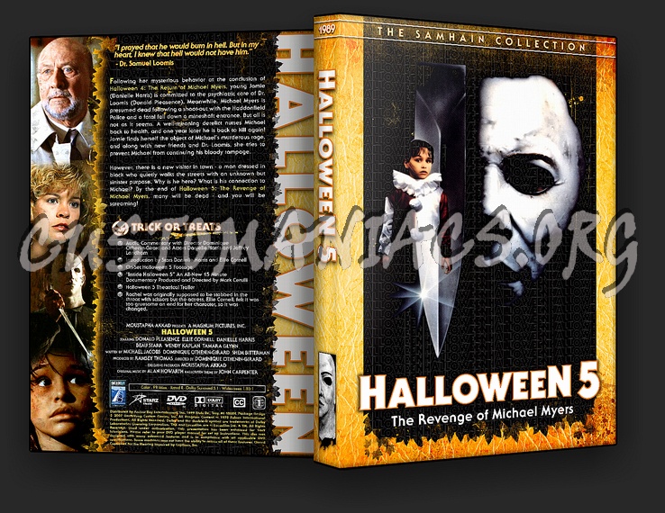 HalloweeN 5 - The Revenge of Michael Myers dvd cover