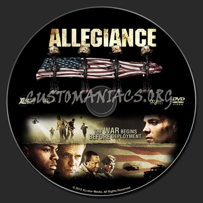 Allegiance (aka Recalled) dvd label