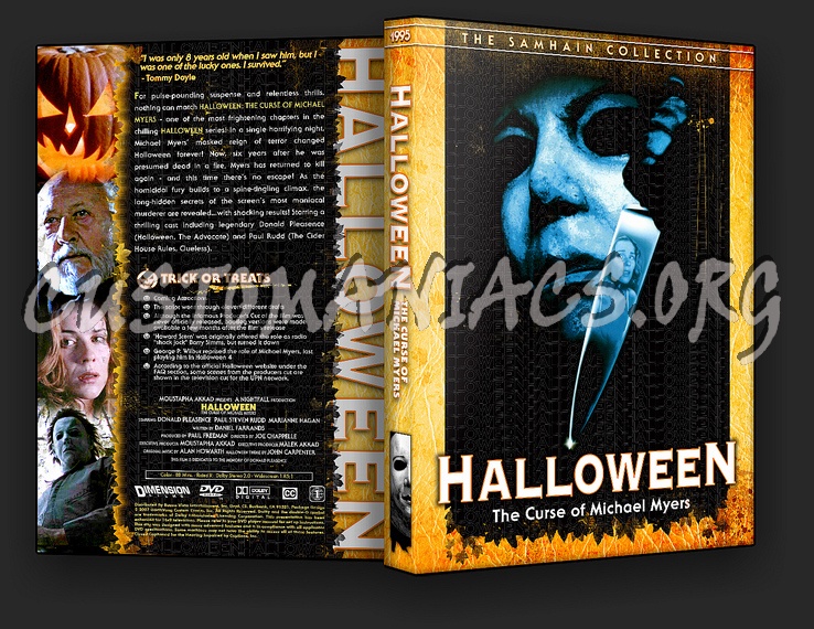 HalloweeN - The Curse of Michael Myers dvd cover