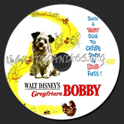 Greyfriar's Bobby (1961) dvd label