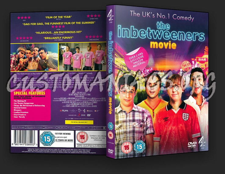 The Inbetweeners Movie dvd cover