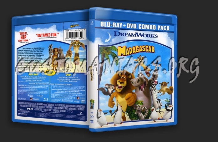 Madagascar 1 blu-ray cover