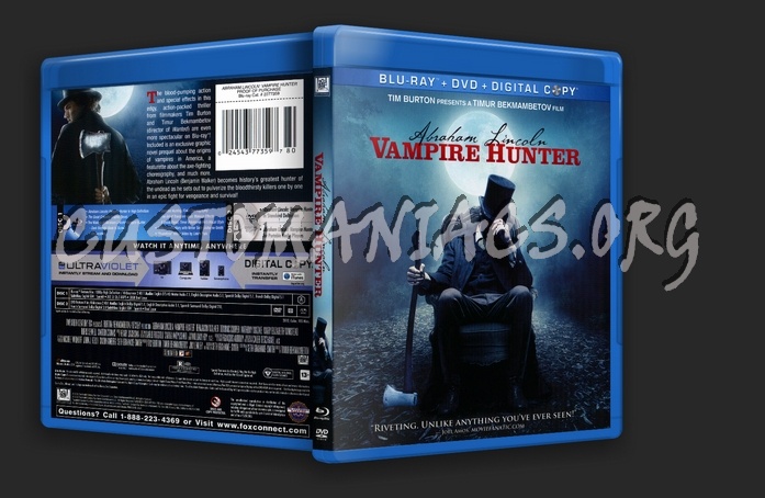 Abraham Lincoln Vampire Hunter blu-ray cover