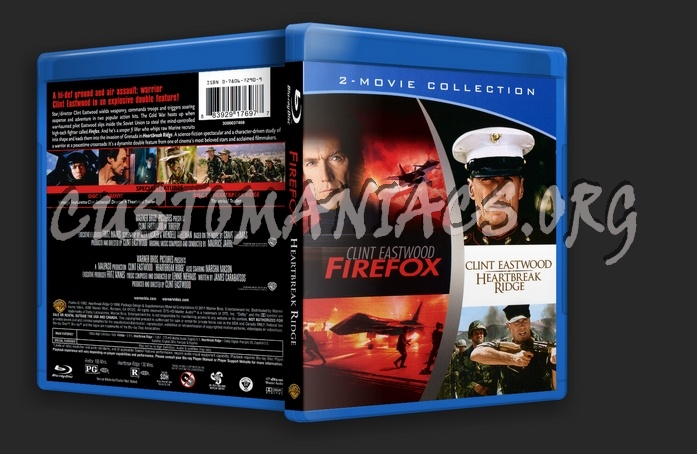 Firefox/Heartbreak Ridge Double Feature blu-ray cover