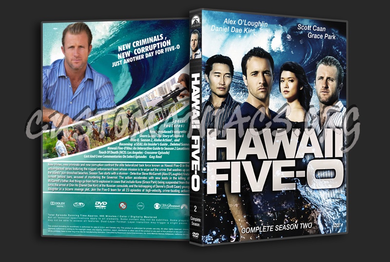Hawaii Five O Season 2 dvd cover