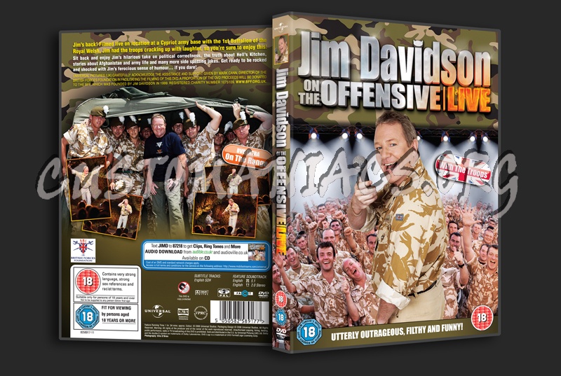 Jim Davidson on the Offensive Live dvd cover