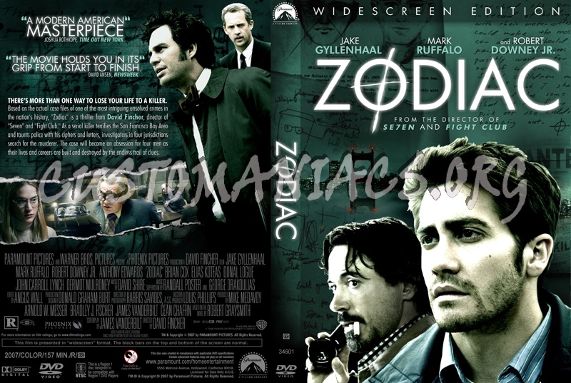 Zodiac dvd cover