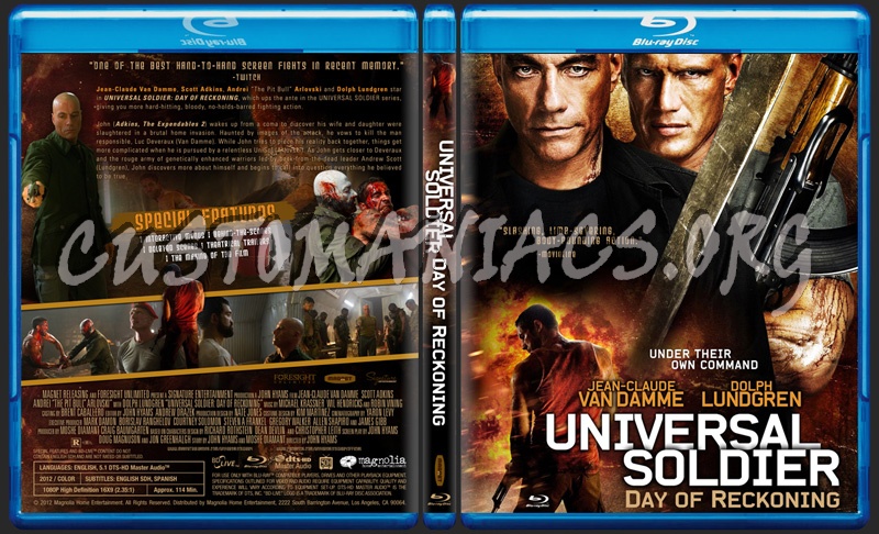 Universal Soldier 4: Day of Reckoning blu-ray cover