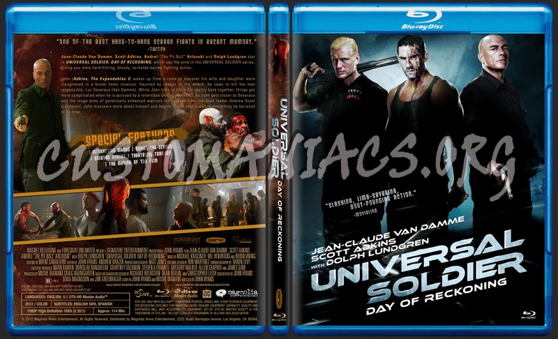 Universal Soldier 4: Day of Reckoning blu-ray cover