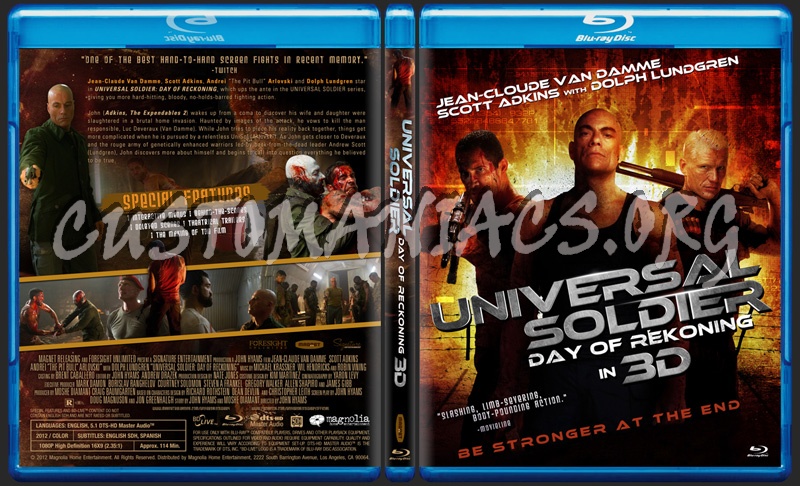 Universal Soldier 4: Day of Reckoning blu-ray cover