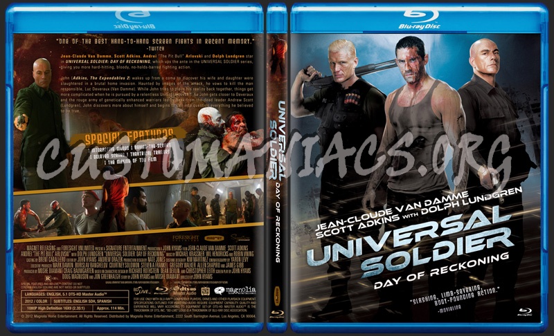 Universal Soldier 4: Day of Reckoning blu-ray cover