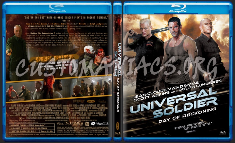 Universal Soldier 4: Day of Reckoning blu-ray cover