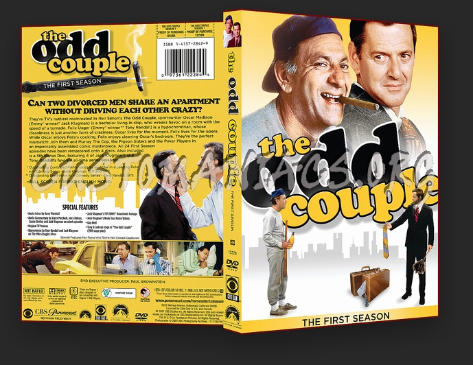 The Odd Couple Season 1 dvd cover
