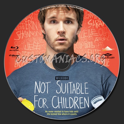 Not Suitable For Children blu-ray label