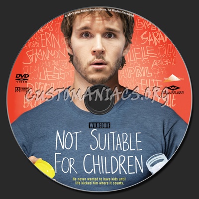 Not Suitable For Children dvd label