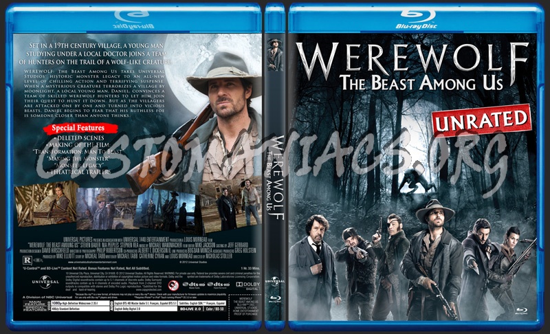 Werewolf: The Beast Among Us blu-ray cover