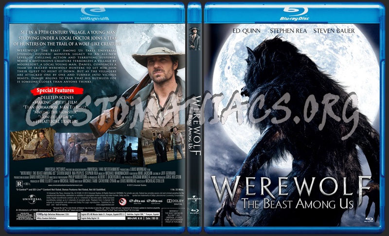 Werewolf: The Beast Among Us blu-ray cover