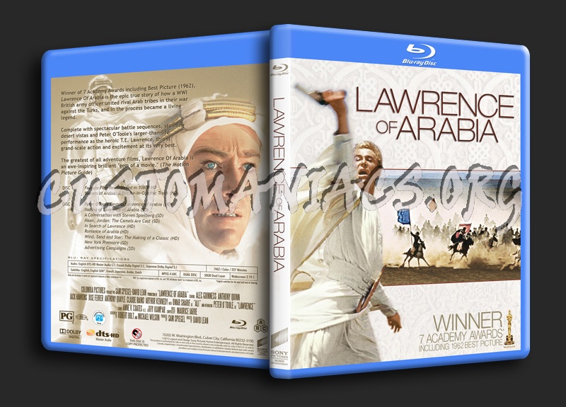 Lawrence of Arabia blu-ray cover