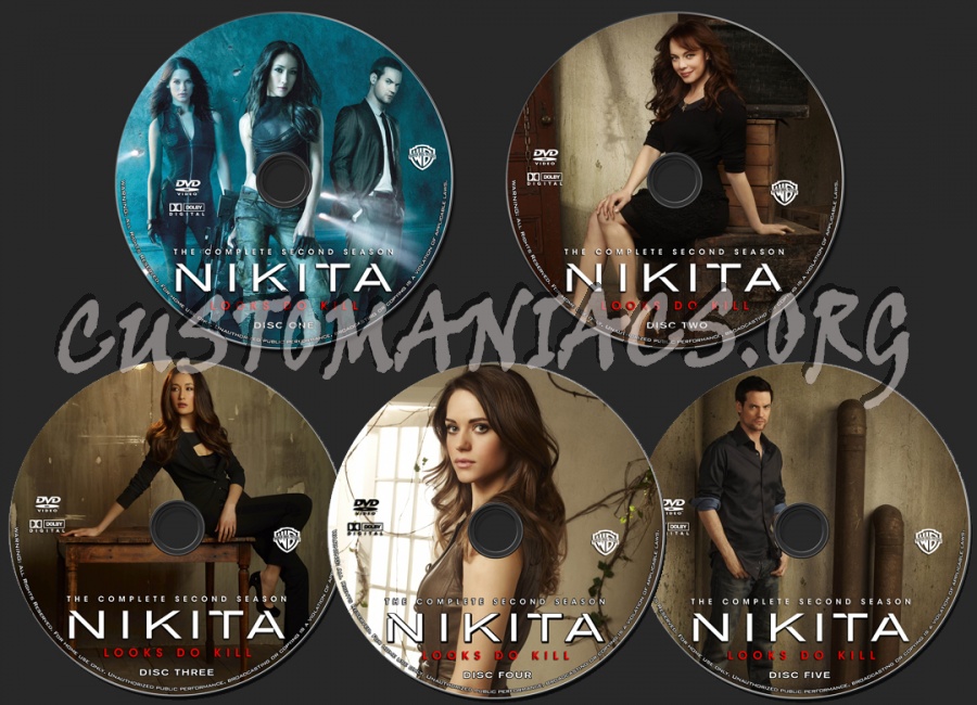 Nikita - Season 2 dvd label